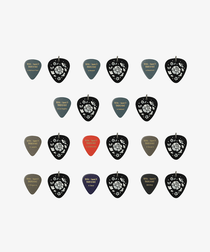 BTS SUGA AGUST D D-DAY Guitar Pick Set